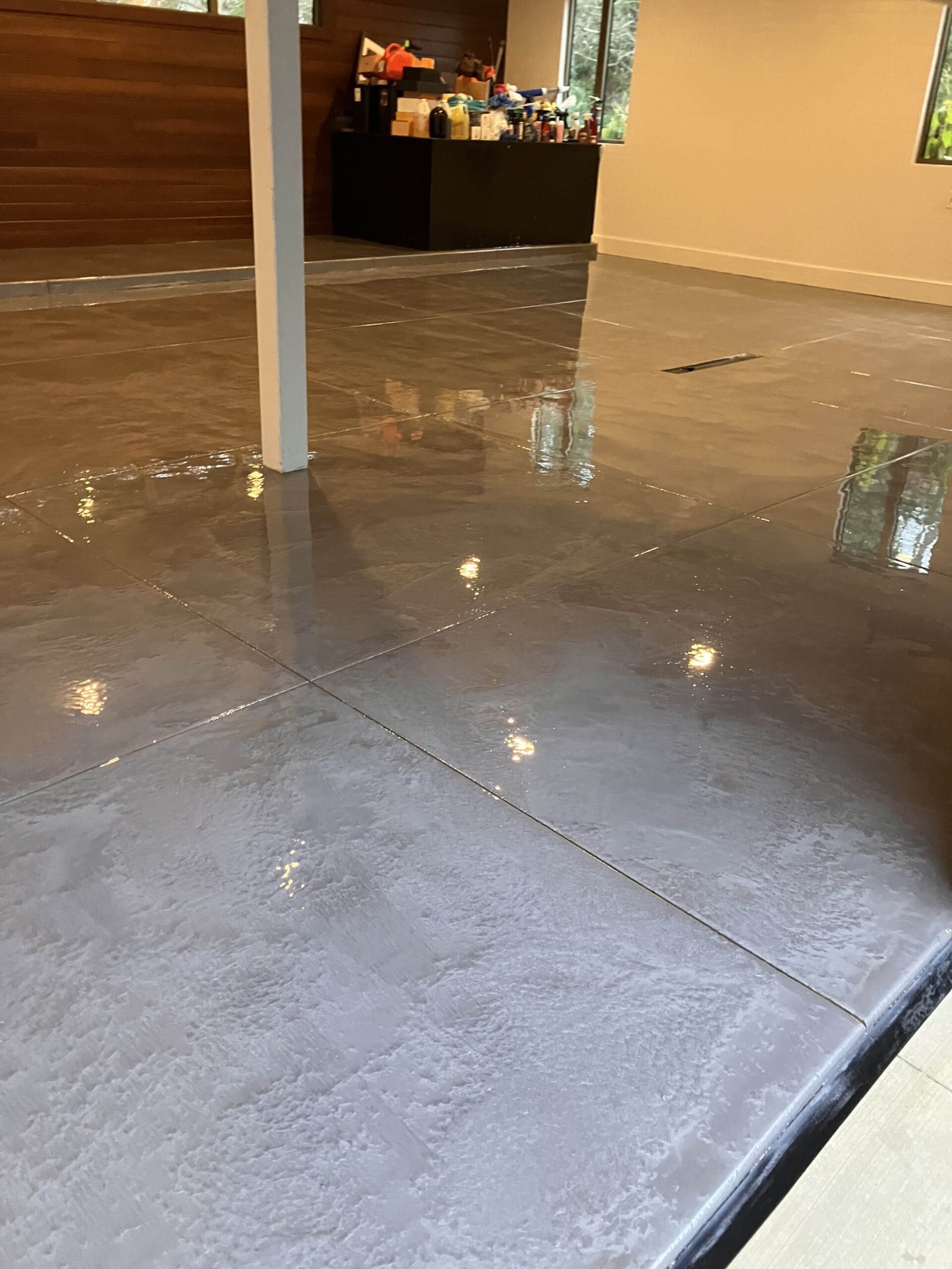 Concrete coating project